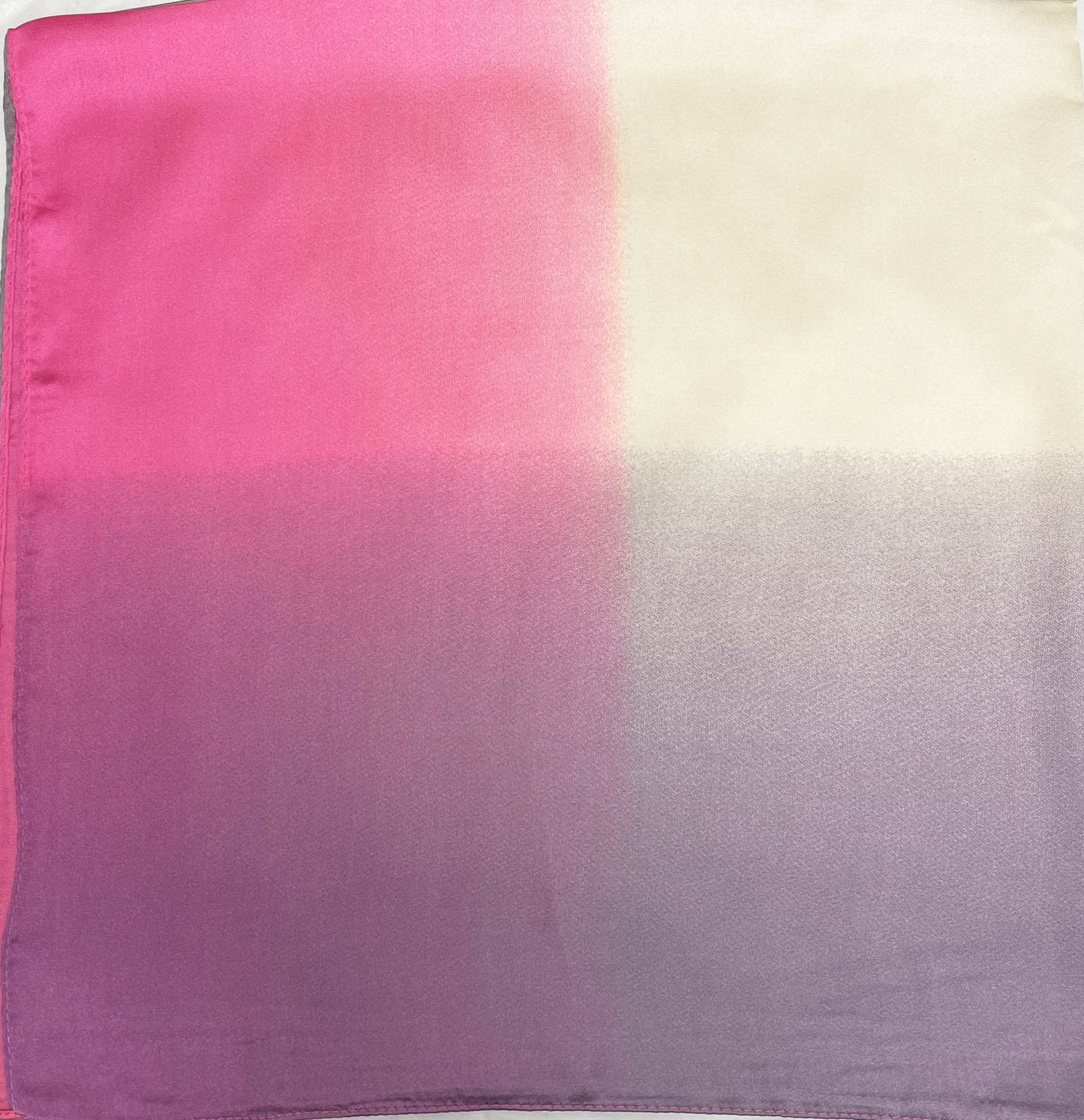 70cm x 70cm Pink, Cream, Lilac Tie Dye Print Pattern Square Scarf Big Ladies Women Faux Silk Head Neck Thin Bag Charm