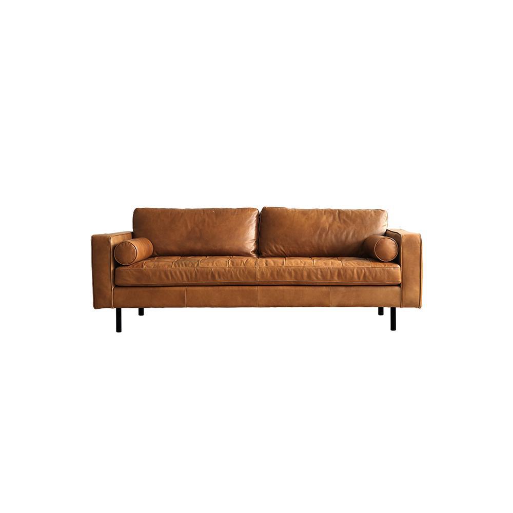 Porto Two Seater Sofa, Real Leather