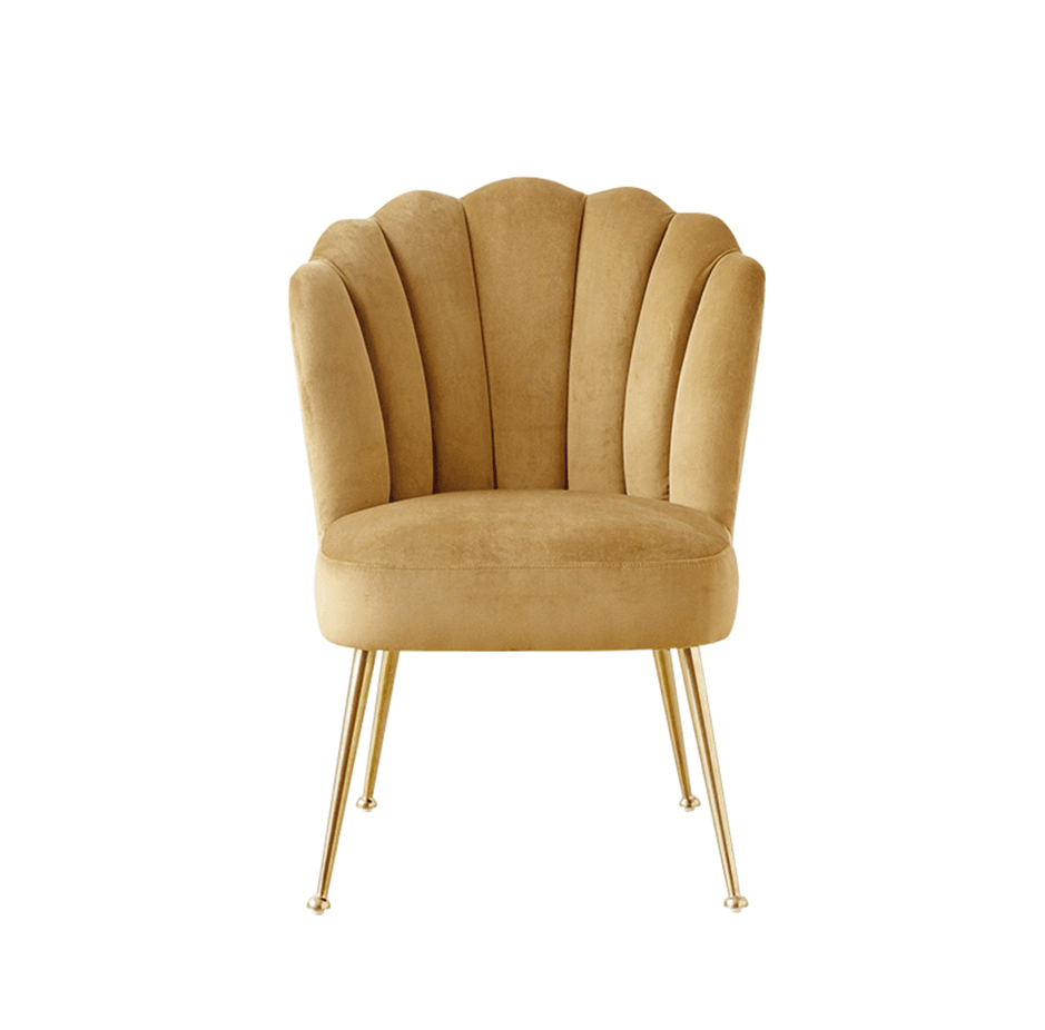 R3 Shell Dining Chair, Velvet