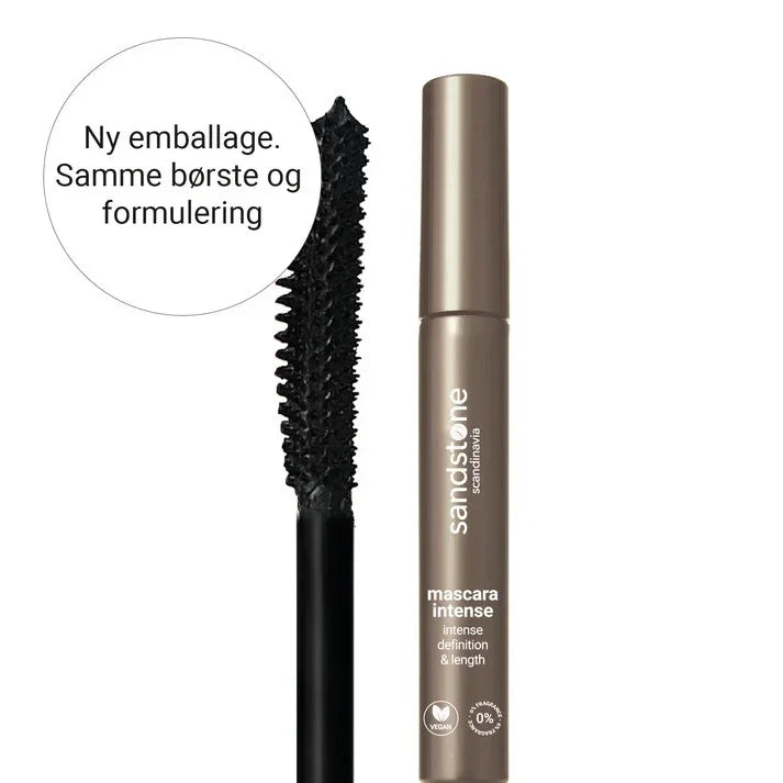 Sandstone Allergy Certified Mascara - Intense Black 10g Fragrance Free & Long lashes