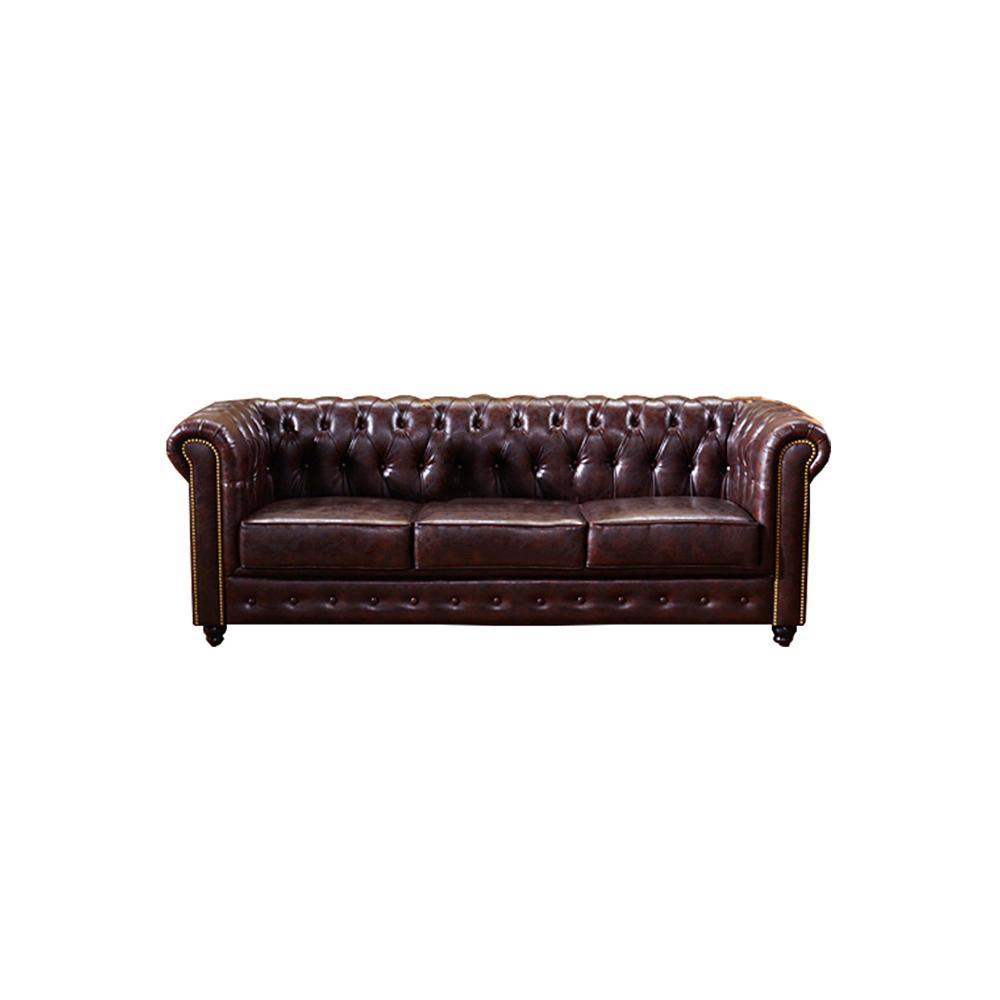 Vintage Chesterfield Three Seater Sofa