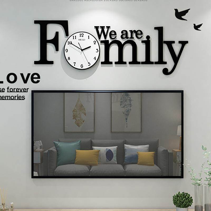 We Are Family Clock