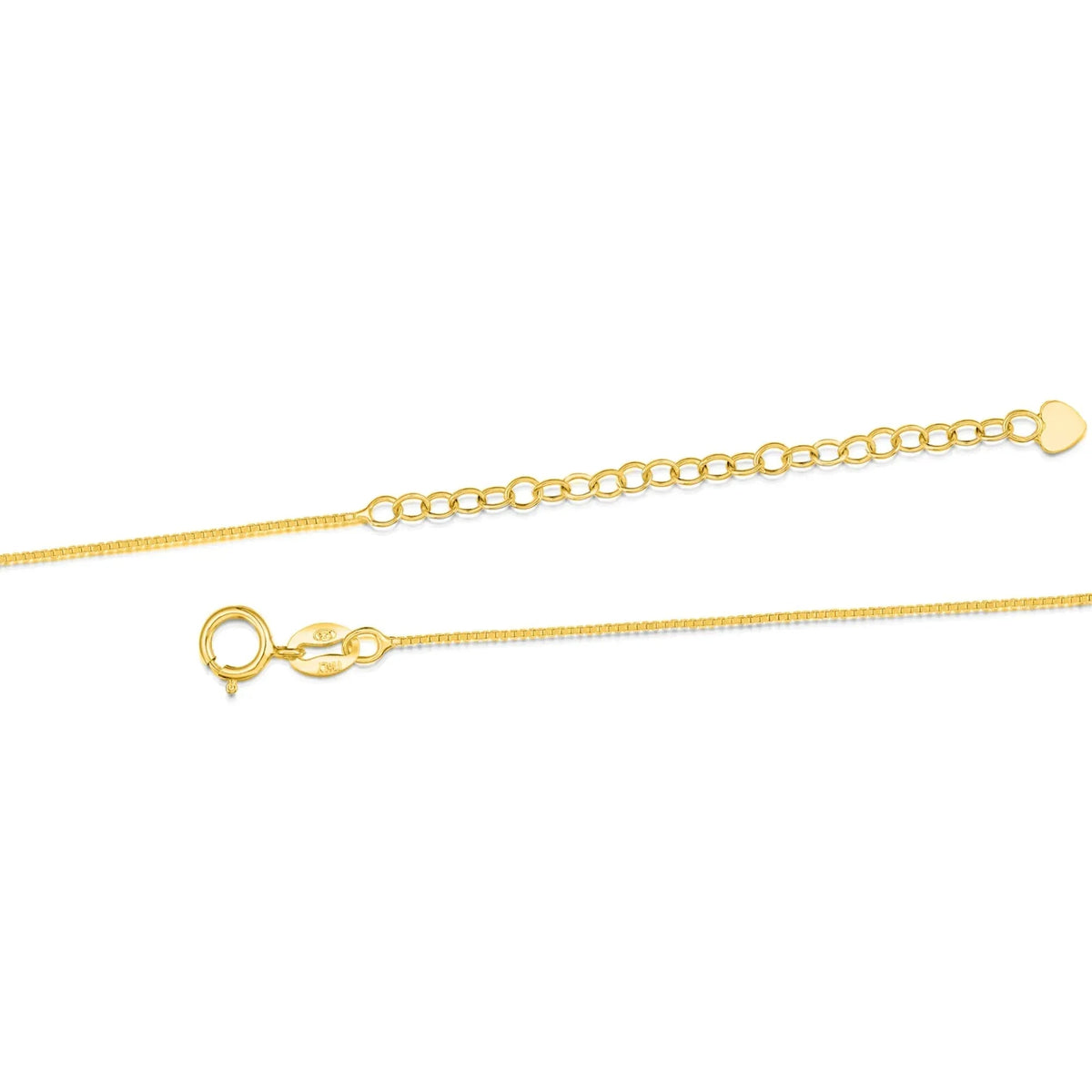 Mixed Flower Small Heart Pendant Necklace - Gold plated Silver