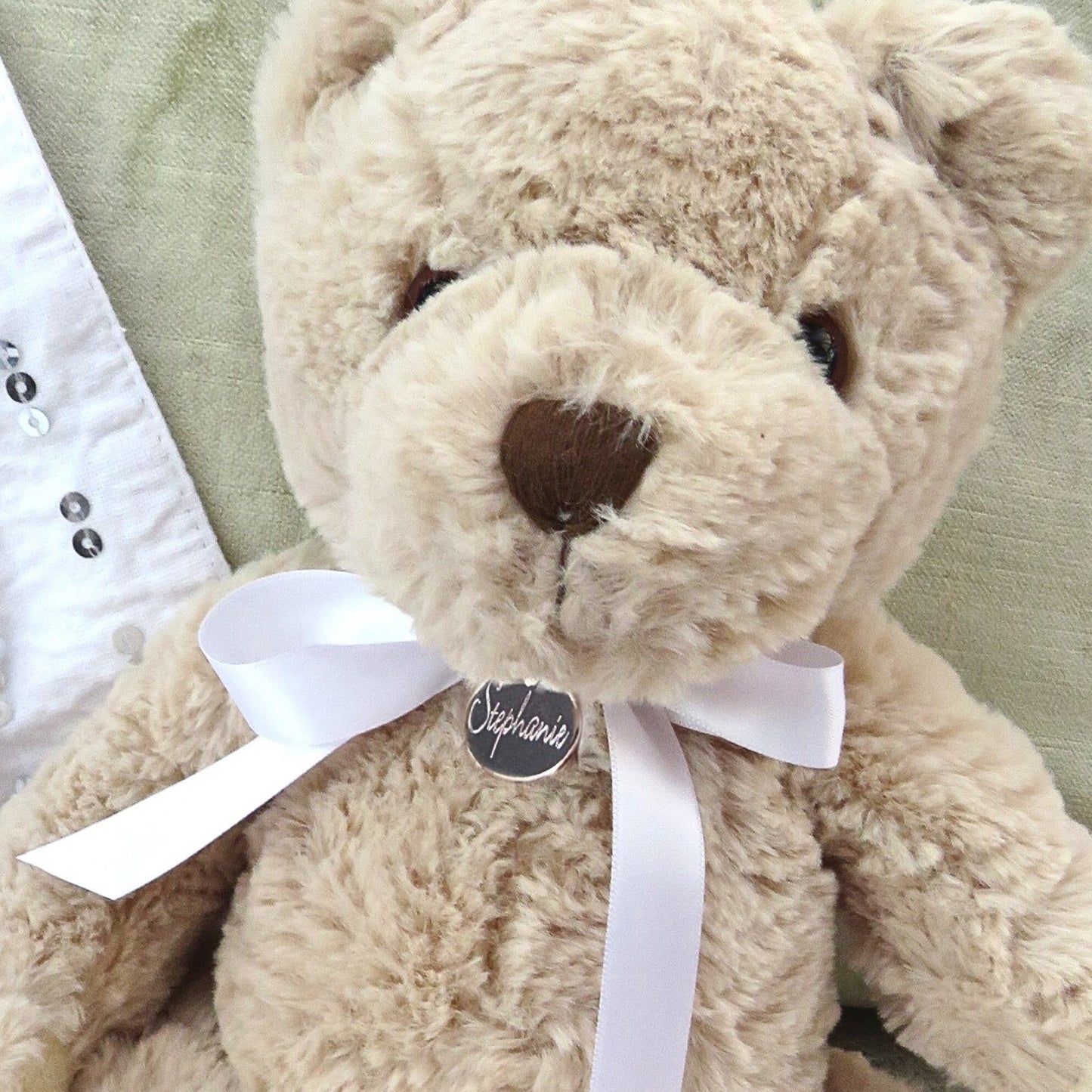 Personalised Teddy Bear Engraved Charm