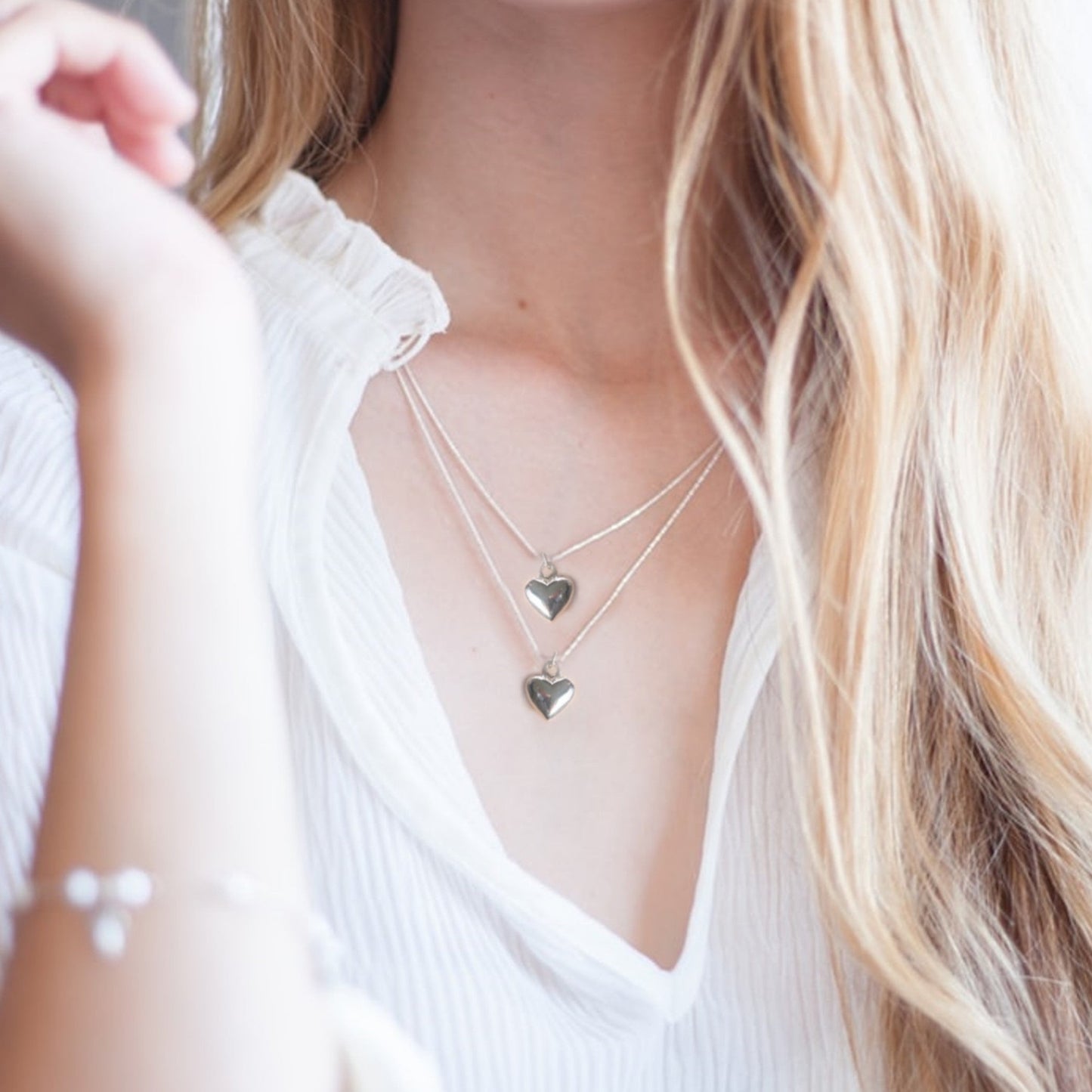 Heart Necklace & Sister Gift Card