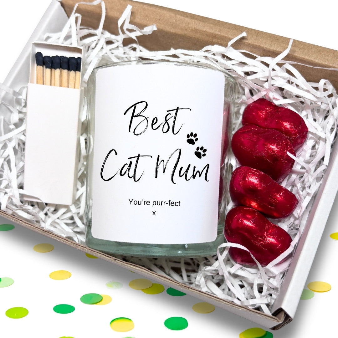 Best Cat Mum Candle Gift Set | Keepsake for Cat Lover