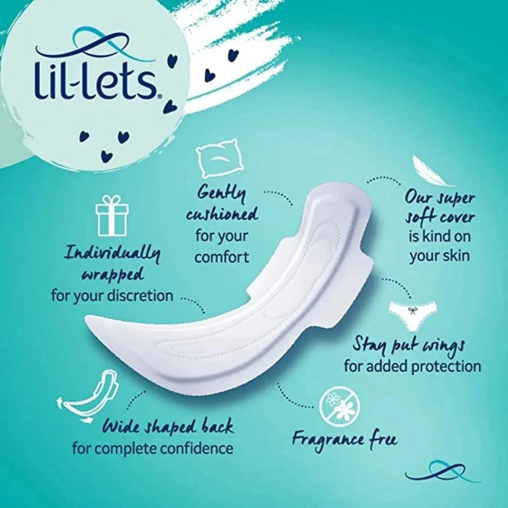 Lil-Lets Maternity Maxi Pads with Wings Extra Long 10 pcs