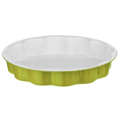 Lime Green Flan Dish | Ecocook