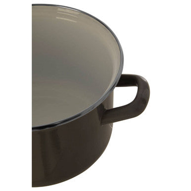 Grey Enamel 16cm Casserole Dish | Porter