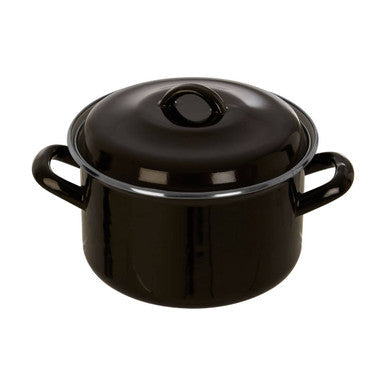 Black Enamel 18cm Casserole Dish | Porter