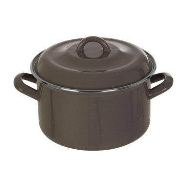 Grey Enamel 20cm Casserole Dish | Porter