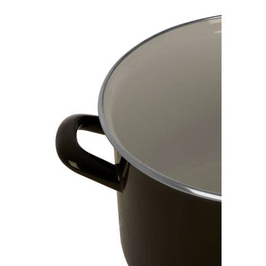 Black Enamel 22cm Casserole Dish | Porter