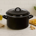 Black Enamel 22cm Casserole Dish | Porter