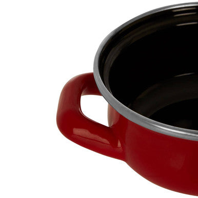 Red Enamel 10cm Mini Casserole Dish | Porter