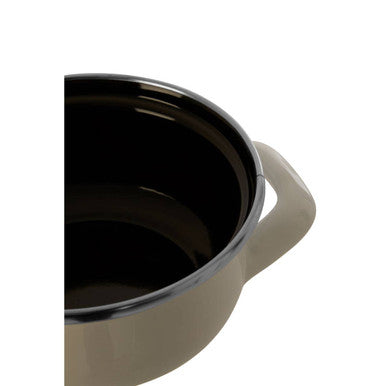 White Enamel 10cm Mini Casserole Dish | Porter