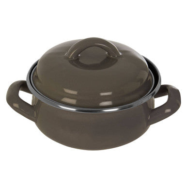 Grey Enamel 12cm Casserole Dish | Porter