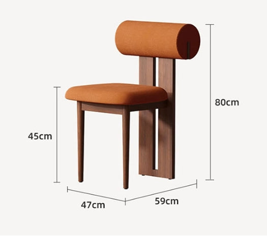 Maisie Dining Chair, Velvet or Boucle
