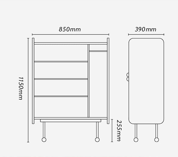 Lipa Sideboard, Small Cabinet, Solid Wood