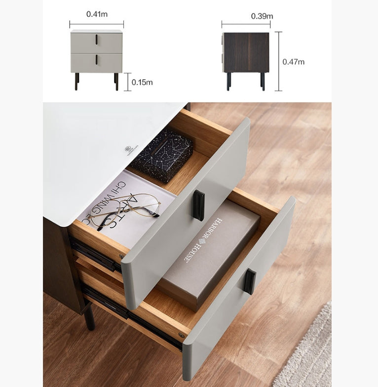 Ditzel Bedside Table, Light Grey