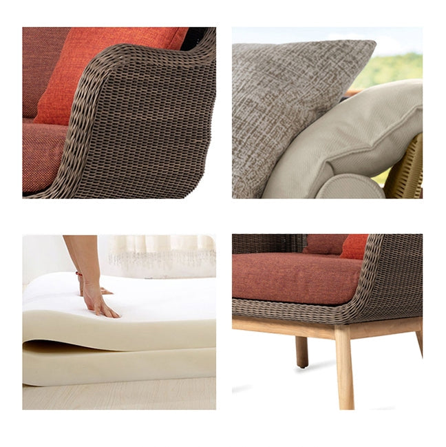 Julii Rattan Single Sofa, Two Seater Sofa, Outdoor Furniture