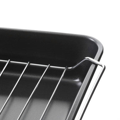 Mari Set Of Three Roasting Trays With Wire Racks