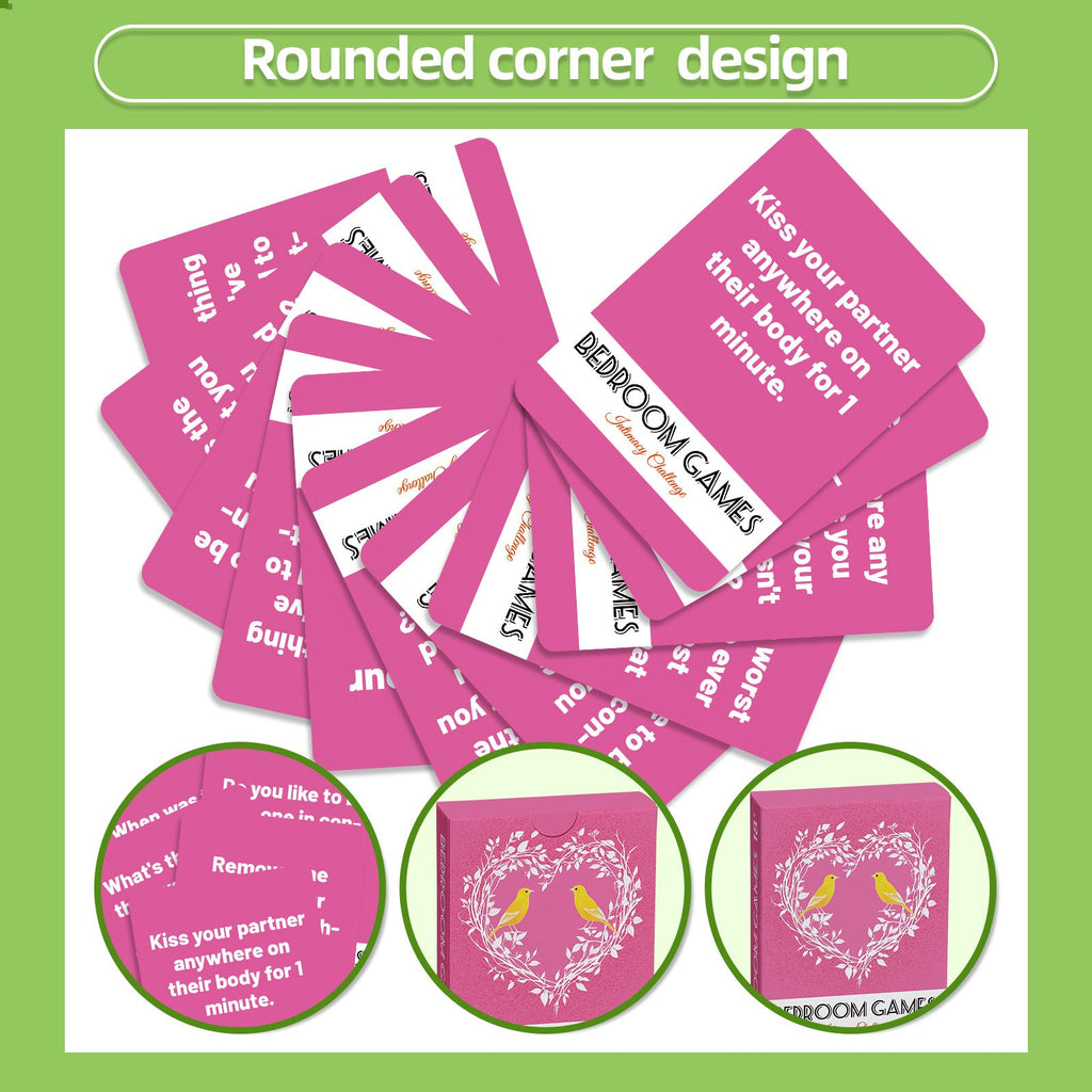 Q & A Challenge Game New 50 Color Box Couple Cards