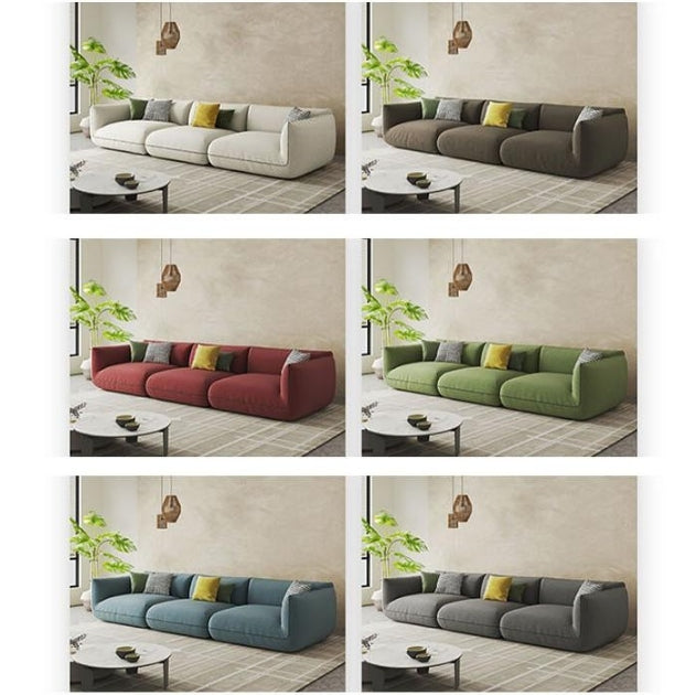 TOFU Agnes Three Seater Corner Sofa, Suede, Modular Sofa