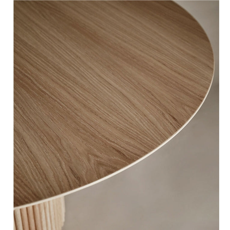 Ivar Round Dining Table, Oak Or Walnut