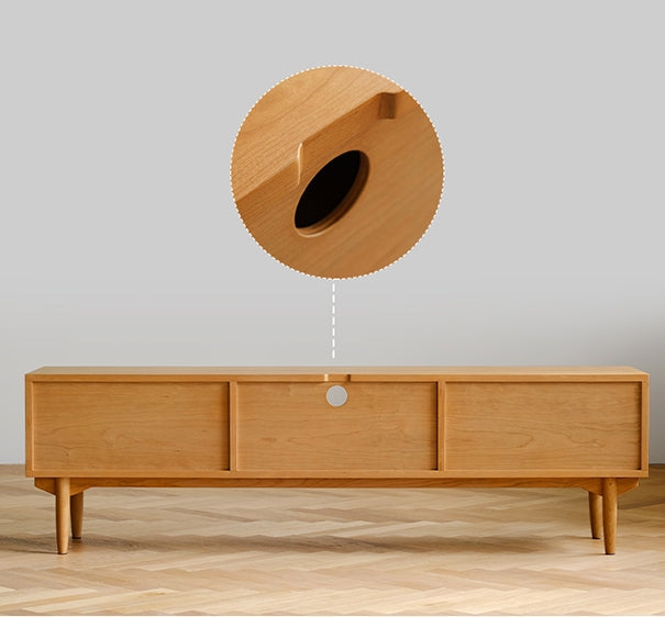 Mario Cane Rattan TV Stand