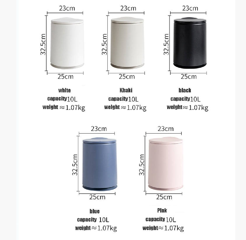 Nordic Touch Top Rubbish Bin, Three Sizes Available