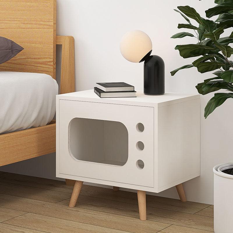 Durame Bedside Table With Pet House, Cat House