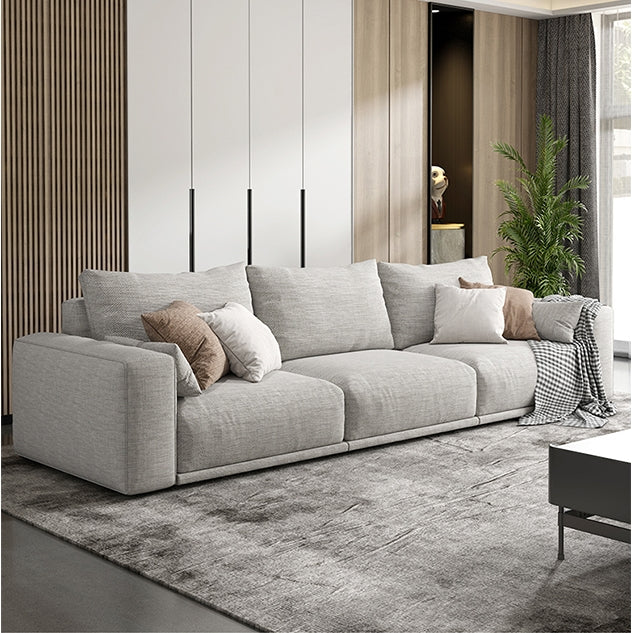 Frances Two Seater Sofa, Cotton Linen