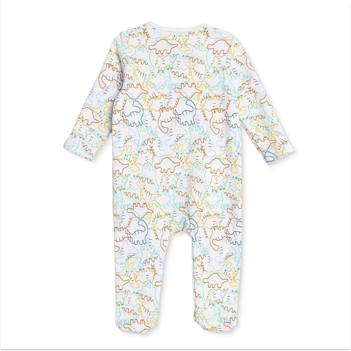 HelloBaby Long Sleeve Interlock Baby Sleepsuit with Feet (Newborn to 6-9 Months)