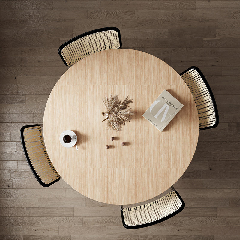 Ivar Round Dining Table, Oak Or Walnut