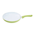 28cm Lime Green Frying Pan with Ceramic Coating | Ecocook