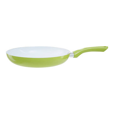 28cm Lime Green Frying Pan with Ceramic Coating | Ecocook