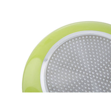 28cm Lime Green Frying Pan with Ceramic Coating | Ecocook