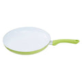 30cm Lime Green Frying Pan with Ceramic Coating | Ecocook
