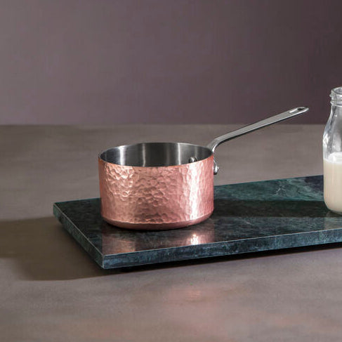 Minerva Hammered Copper Finish Mini 10 cm Milk Pan