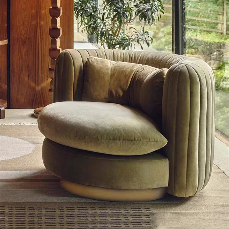 Nova Swivel Armchair, Boucle