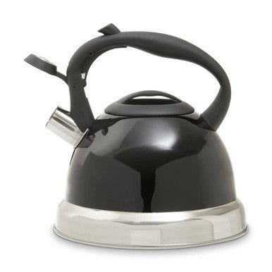 Zion Black 3 Litre Whistling Kettle