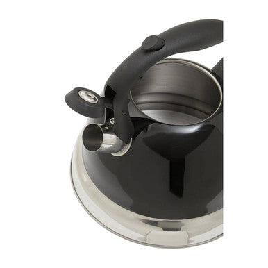 Zion Black 3 Litre Whistling Kettle