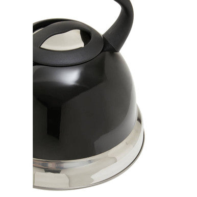 Zion Black 3 Litre Whistling Kettle