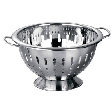 Hollis Brushed Finish Stainless Steel Colander