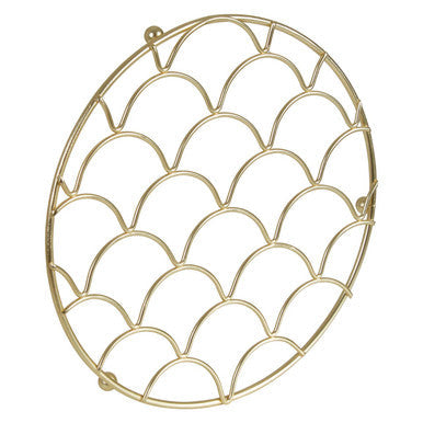 Deco Matte Gold Trivet | Vertex