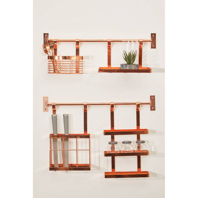 Sorello Rose Gold Hanging Storage Rack