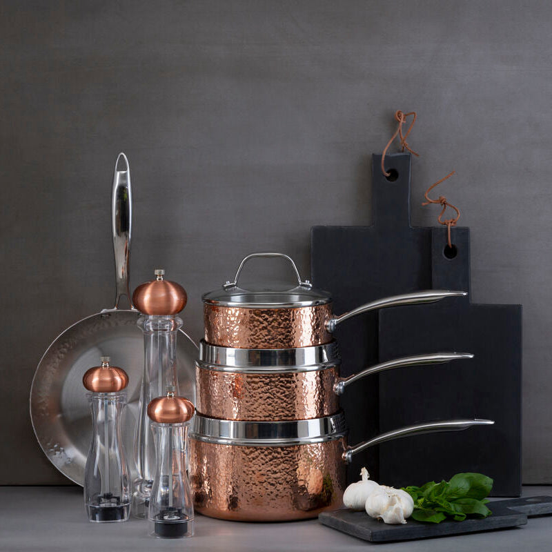 Salt / Pepper Medium Clear and Copper Mill | Cody