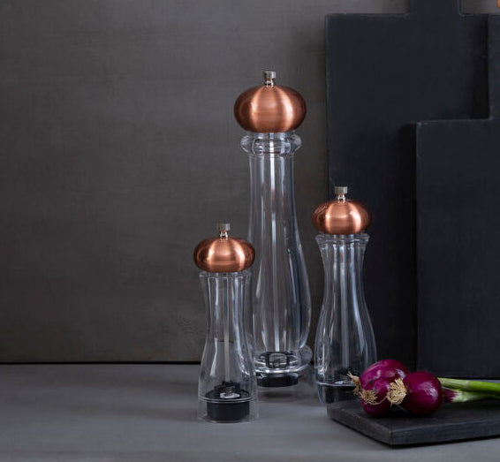 Salt / Pepper Medium Clear and Copper Mill | Cody