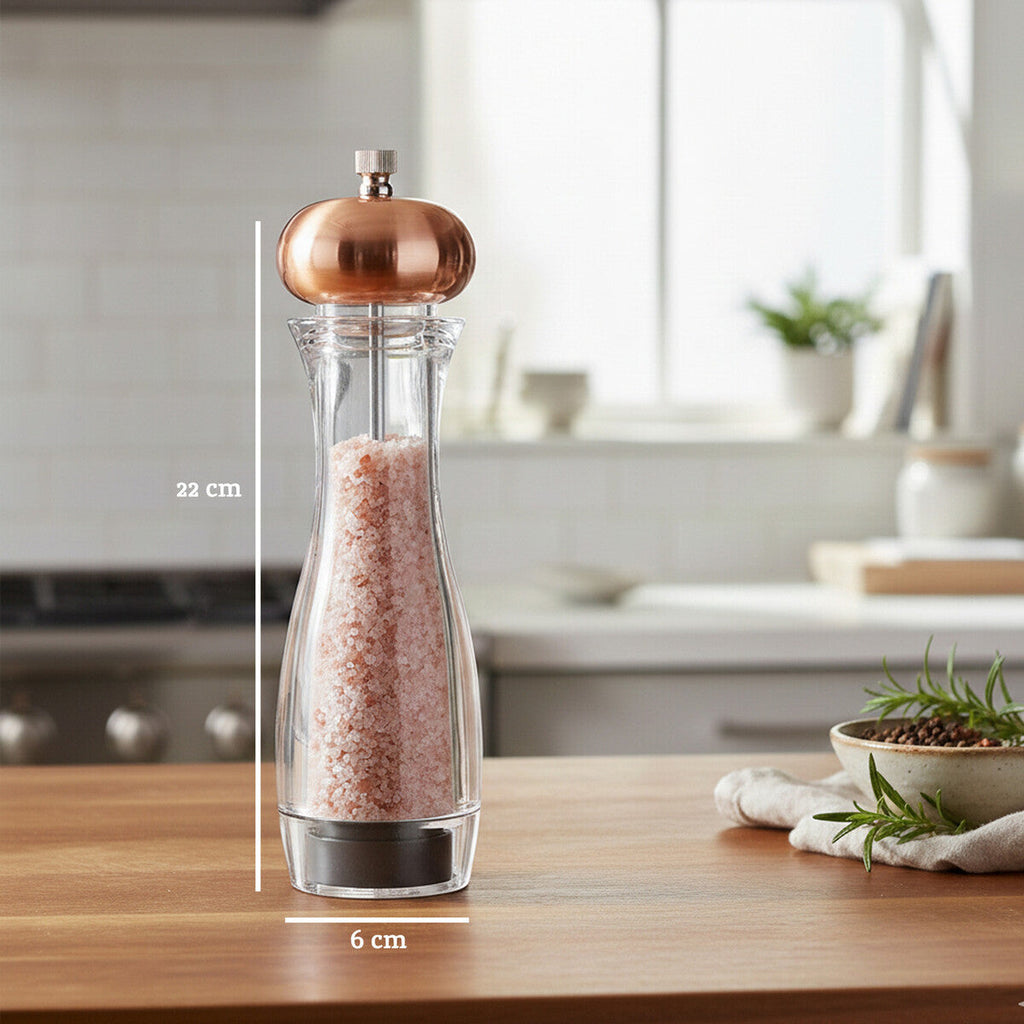 Salt / Pepper Medium Clear and Copper Mill | Cody