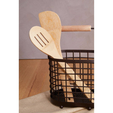 Vertex Oval Bronze Coated Utensil or Cutlery Holder